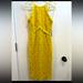 Zara Dresses | Mustard Yellow Halter Lace Dress | Color: Yellow | Size: M
