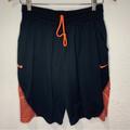 Nike Shorts | Nike Dri-Fit Lebron James Basketball Shorts Orange / Black Sz Medium | Color: Black/Orange | Size: M