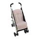 Universalbezug für den Sommer, für Kinderwagen, leicht, atmungsaktiv, kompatibel mit Maclaren, Bugaboo Bee, Cibex usw. 0-rosa Puder