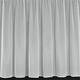 9 Metres Wide x 48" (122cm) Drop - Plain White Quality Voile Lace Net Curtain With Lead Weighted Modern Straight Hem