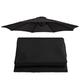 Replacement Parasol Cover, 3m/8 Arms Parasol Canopy Cover, Sun Umbrella Replacement Cloth, Keep Cool, Anti-ultraviolet, Waterproof(Size:3M- 8Ribs,Color:Black)
