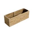 Gro Garden Products Wooden Raised Garden Bed - 60cm L x 180cm W x 60cm H Large Wooden Planters for Vegetables, Herbs, or Flowers - Garden Trough Planter - Planter Box with FSC Tanalised Timber