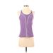 Nike Active Tank Top: Purple Color Block Activewear - Women's Size Medium