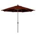 Arlmont & Co. Austan 11' Market Umbrella Metal in Blue/Brown/Indigo | Wayfair 972DF0F3F546453894B48883C41602E2