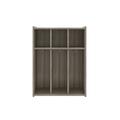 TotMate Tot Mate 3 Section School Coat Locker, Cubbies & Storage Organizer Hook, Classroom Furniture Wood in Brown | Wayfair TML402R.0W92