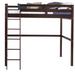 Mack & Milo™ Mallika Solid Wood Loft Bed Metal in Brown | Twin | Wayfair EAD671B8AC8546A2A43AFCFEBB28E55E