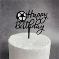 Décoration de gâteau de Football pour anniversaire décoration de fête d'anniversaire à thème de