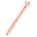 Metal Ballpoint Pens Crystal Diamond Decoration Pen Point Pen Gifts for Wedding Office Rose Gold Desk Supplies Rose Gold