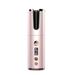 Rechargeable curling iron electric perm thermal conductivity material is tourmaline ceramic - pink