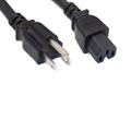 Kentek 6 Feet Ft US AC Power Cord Three Prongs 3 Prong NEMA 5-15P to IEC320 C15 18 AWG 10A 125V Black for Connect network hardware by Cisco HP