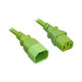 Nippon Labs 18 AWG Power Extension Cable IEC320 C13/C14 18AWG SJT 10A 250V Green 6 ft. Power Cord