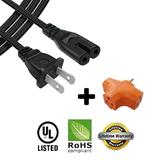 AC Power Cord Cable Plug for Roland TD-10 V-Drums Percussion Sound Module VDrums - 1ft