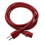 Kentek 10 FT Red 3 Prong AC Power Cable Cord for VIZIO LG SAMSUNG PANASONIC TV LCD Plasma HDTV