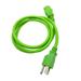 Kentek 4 FT Green AC Power Cable Cord For MACKIE THUMP Series TH-12A 2-Way Powered Loudspeaker