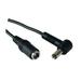 Brand New Dc Power Right Angle Extension Cable 1M Length With 2.1Mm Plug 2 Pack