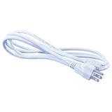 OMNIHIL (8FT) AC Power Cord for Yamaha TYROS4 61-Key Keyboard Power Supply Charger Cord - White