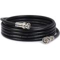 BNC Cable Black RG6 HD-SDI and SDI Cable (with Two Male BNC Connections) - 75 Ohm Professional Grade Low Loss Cable