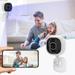 Security Cameras Wireless Indoor Security Camera For Home Security HD Camera WiFi Wireless Small Security Micro Camera Indoor With Wide Angle Remote View Motion Detection Night Vision