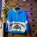 Disney Sweaters | Disney Mountain Pro Mickey Mouse Size Large Draw String Crew Neck Sweatshirt | Color: Blue/White | Size: L