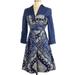 Anthropologie Dresses | Anthropologie Holding Horses Blue Bandana Dress 2 | Color: Blue/White | Size: 2