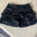 Athleta Bottoms | Black/Grey Athleta Girl Camo Skort. Great Condition. Size S (7) | Color: Black | Size: Sg