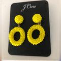 J. Crew Jewelry | Jcrew Beaded Nwt Drop Earrings Dazzle Sun Beautiful Yellow | Color: Yellow | Size: Os