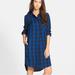 Madewell Dresses | Madewell Latitude Shirtdress In Buffalo Check Size S | Color: Black/Blue | Size: S