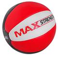 MAXSTRENGTH ® 15kg Heavy Duty Leather Medicine Ball Fitness Gym Exercise. (15 kg)