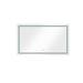 Ceballos Rectangle LED Wall Mirror in White | 0 H x 60 W x 36 D in | Wayfair LNNMIR-W92864287