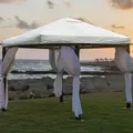 Gazebo-Couverture supérieure de tente d'extérieur couverture supérieure de remplacement pour cour