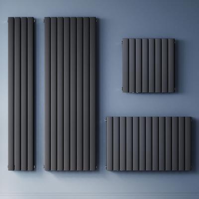 Sonni - Design Flachheizkörper Anthrazit Paneelheizkörper Vertikal/Horizontal,Einlagig/Doppellagig Image