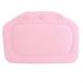 PVC Bath Pillow Bathtub Head Neck Support Padded Soft Foam Padded Spa Tub Headrest Back Shoulders Support Cushion Bathroom[Pink]