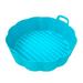 Yoone 6.5/7.5 Inch Round Silicone Air Fryers Liner Non-Stick Bakeware Micro-wave Oven Safe Binaural Design Baking Tray for Bakery