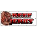 48 x120 BEEF JERKY BANNER SIGN meat dried spices dehydrated salted smoked