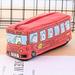 School Supplies Dealsï¼�Cute Pencil Case for Kids Girls Boys Pencil Pouch Large Capacity Pen Bag Funny School Bus Cartoon Pencil Case School Supplies School Bus Pencil Case Bag for School