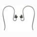 JewelrySupply Sterling Silver Earring Wires with Bead End (1 Pair of Sterling Silver Earrings)