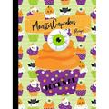 Monster Cupcakes Recipe Journal: Kawaii Monster Cupcakes Bat Ghost Pumpkin and Eyeball Halloween Recipe Journal