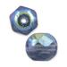 Czech Fire Polished Glass Round Beads 6mm Montana AB (Package of 25)