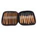 Wooden Crochet Hooks DIY Sewing Tools Bamboo Crochet Hooks Needles Knit Weave Craft Yarn Sewing Knitting Tools with Case Bamboo Crochet Hooks 20pcs Tunisian Crochet Hook