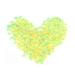 800PC 10MM Five-petal Flower Sequins PVC Clothing Decor Sequin Jewelry Accessories Clothes Patches for Hat Pants Coat Decoration (Bright Yellow Color)