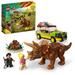 LEGO Jurassic Park Triceratops Research 76959 Jurassic World Toy Building Set Fun Birthday Gift for Kids Aged 8 and Up Featuring a Buildable Ford Explorer Car Toy Dinosaur Figure and 2 Minifigures