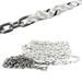 Five Oceans Windlass Anchor Rode Hand Spliced Rope and Chain Combination 5/8 x 250 Nylon 3-Strand Rope 3/8 x 20 G4 Stainless Steel Chain - FO4535