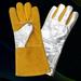 1Pair Welding Gloves Heat Resistant BBQ/Oven/MIG/TIG Leather Welder Gloves