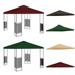 LELINTA 2-Tier 10 x10 Replacement Gazebo Canopy Top Patio Garden Cover Replacement Top Tent Sunshade Cover Anti-UV 50+ 2-layer Waterproof Coating