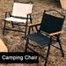 Aibecy Detachable Folding Chair Portable Camping Chair Lightweight Lawn Chair with Armrest Backrest Storage Bag for Camping Hiking Fishing Beach Patio Lawn