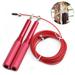 Jump Rope Speed Jumping Rope for Training Fitness Exercise Adjustable Adults Workout Skipping Rope for Men Women Kids Girls Red F77481