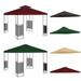 LELINTA 10 x10 Outdoor Canopy Gazebo Canopy Replacement Cover Gazebos & Pergolas Pop Up Tent Shelter Sunshade Waterproof & UV Protection for The Bay Window Gazebo