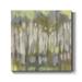 Wexford Home Stained Glass Trees I-Premium Gallery Wrapped Canvas 10 x 10 - Ready to Hang