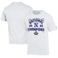 Champion White Northwestern Wildcats 2023 NCAA Women's Lacrosse National Champions Locker Room T-Shirt