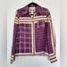 Gucci Tops | Gucci Twill Blouse With Gg Rope Pattern In Purple | Color: Purple/Tan | Size: 2
